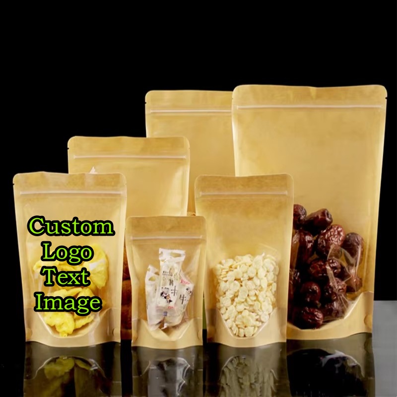100PCS Clear Stand-up Kraft Pa - مراجعة Coffee Tea House وسعره