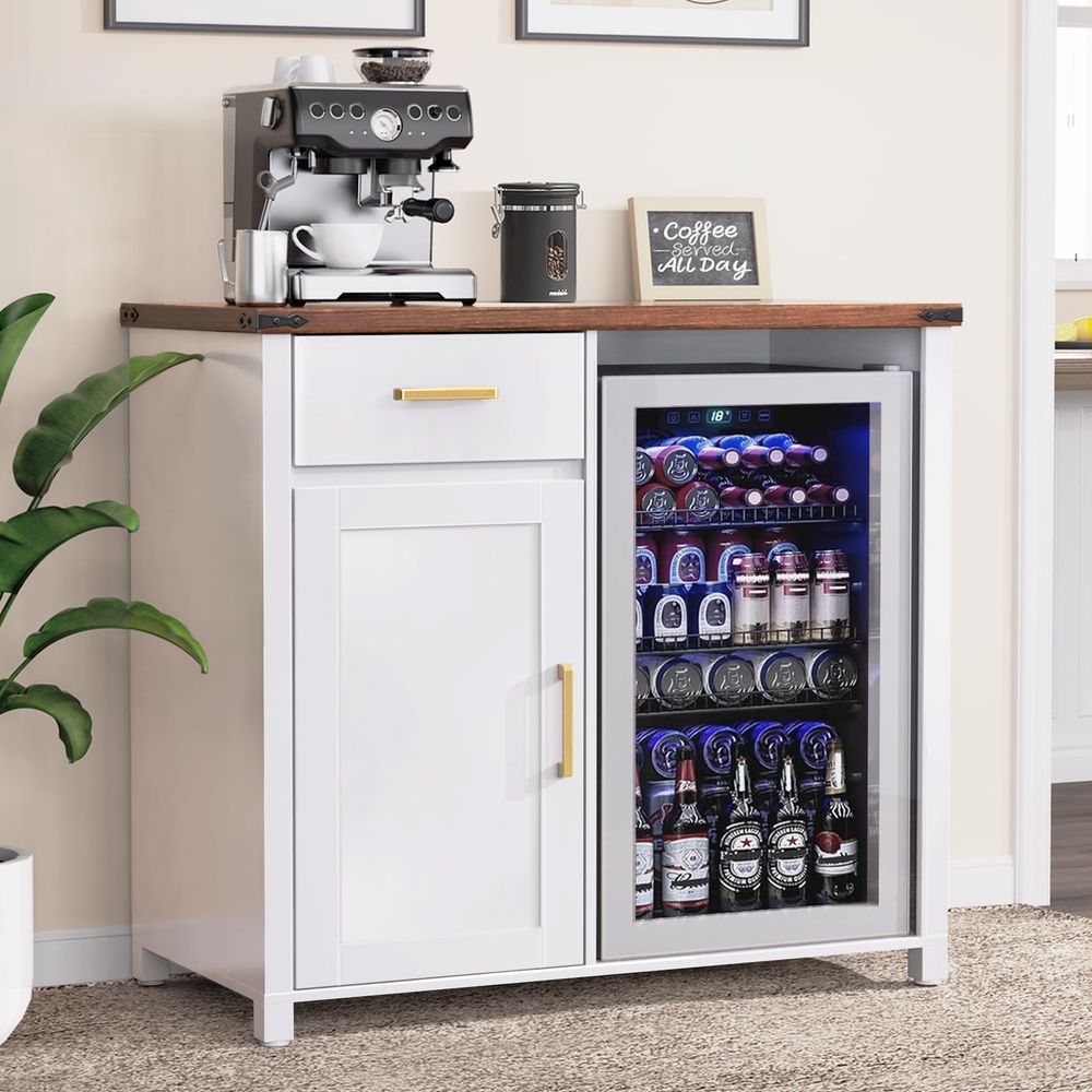 Coffee Bar with Mini Fridge Sp - مراجعة Coffee & Tea Restaurant وسعره