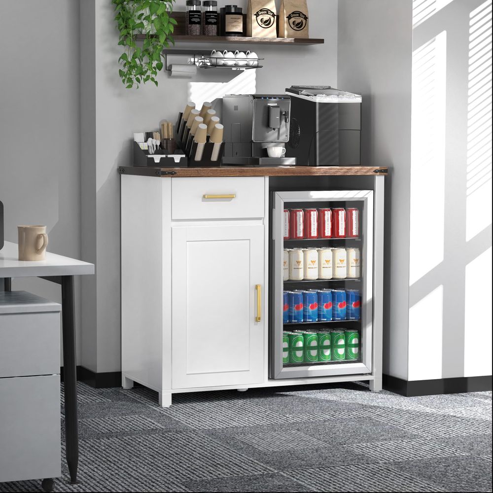 Coffee Bar with Mini Fridge Sp - مراجعة Coffee & Tea Restaurant وسعره